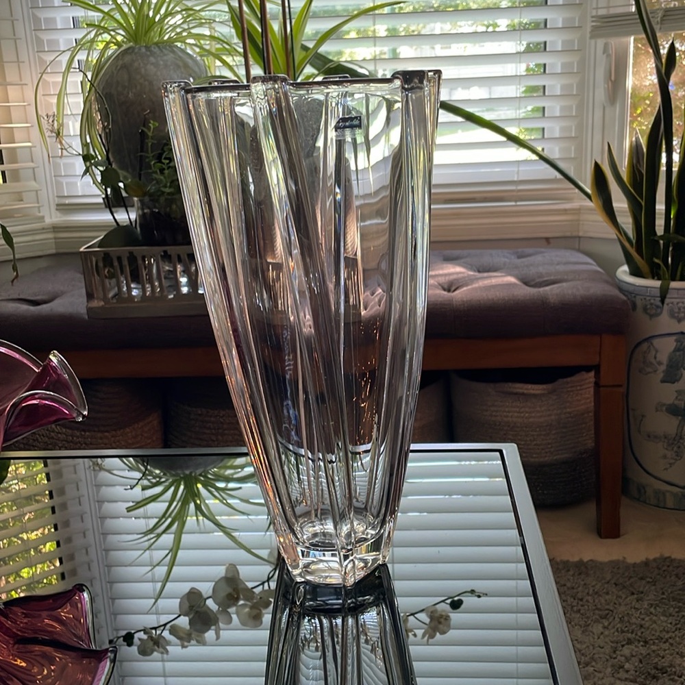 Crystal vase